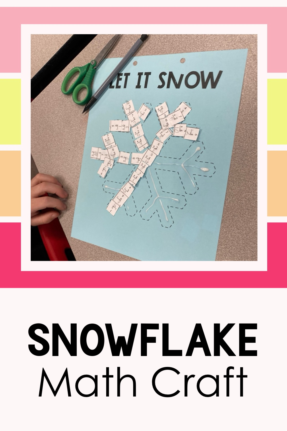 snowflake math craft