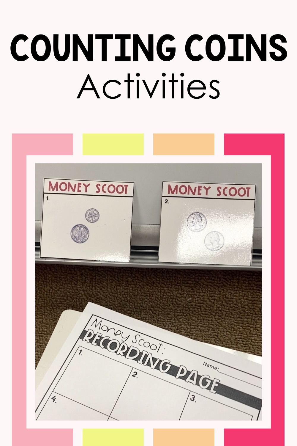 counting coins activities