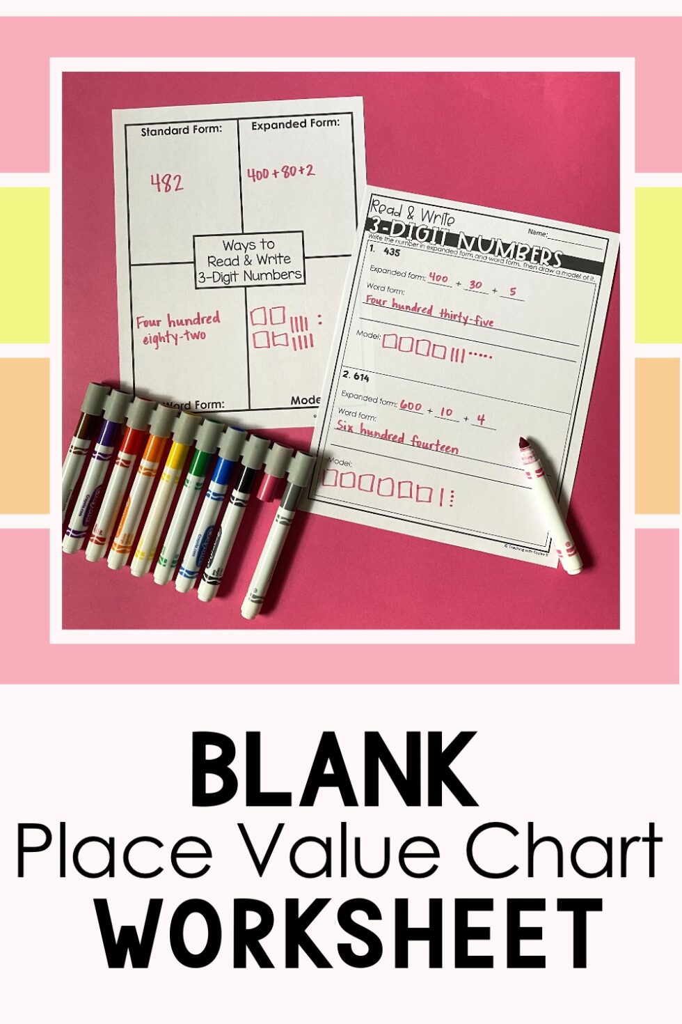 The Place Value Chart Example You’ve Got to Use With Your 2nd Grade ...