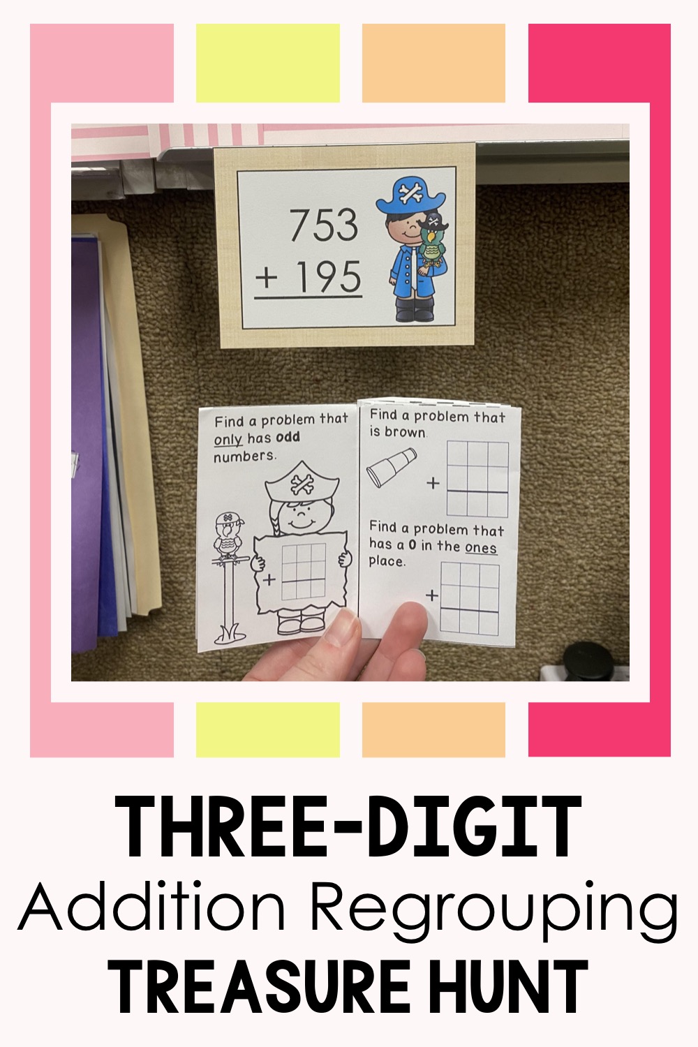 three digit addition regrouping