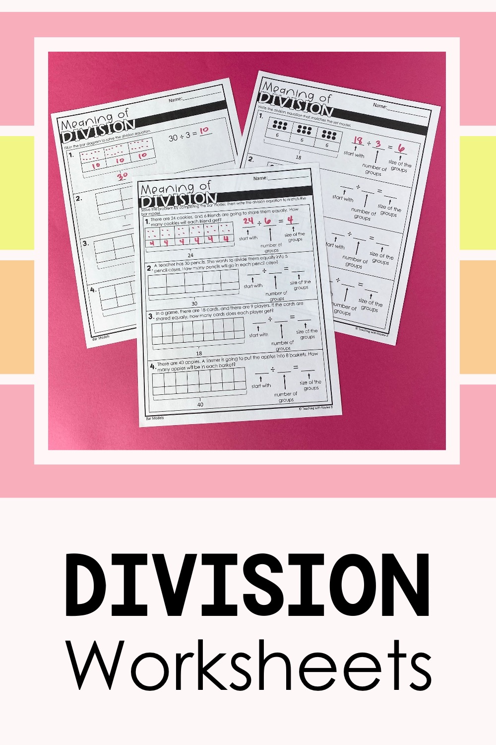 how to teach division to struggling students